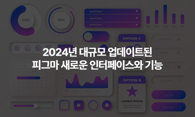 2024년 대규모 업데이트된 피그마 새로운 인터페이스와 기능