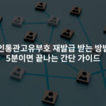 개인통관고유부호 재발급 받는 방법 – 5분이면 끝나는 간단 가이드