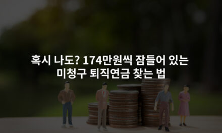 혹시 나도? 174만원씩 잠들어 있는 미청구 퇴직연금 찾는 법