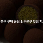 두쫀쿠 구매 꿀팁 & 두쫀쿠 맛집 지도