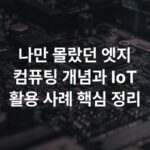 나만 몰랐던 엣지 컴퓨팅 개념과 IoT 활용 사례 핵심 정리